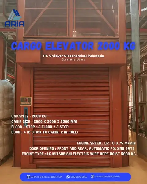 Jual Lift Barang untuk Gudang di Semarang – Solusi Angkat Barang Cepat, Aman, dan Efisien